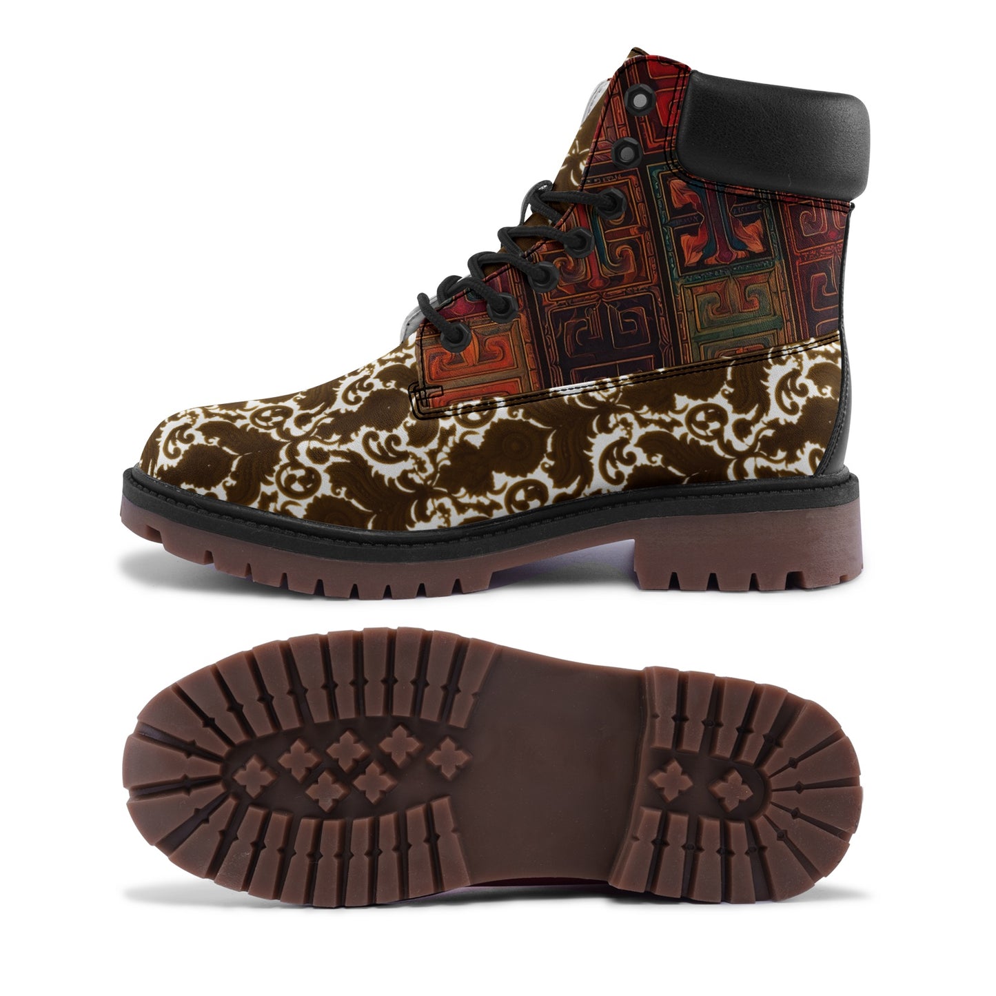 fullbreedboutique Premium Lightweight Microfiber Leather Chukka Boots