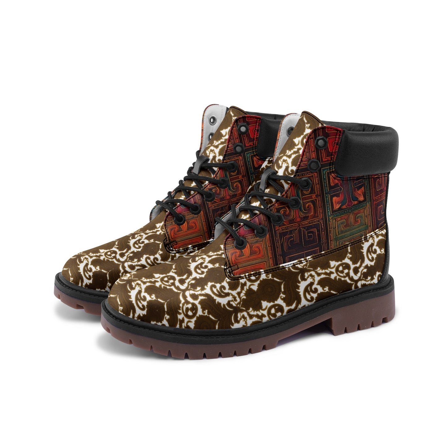 fullbreedboutique Premium Lightweight Microfiber Leather Chukka Boots