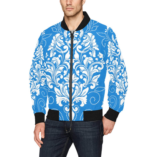 kokorepublic Men's All Over Print Bomber Jacket (Model H31)