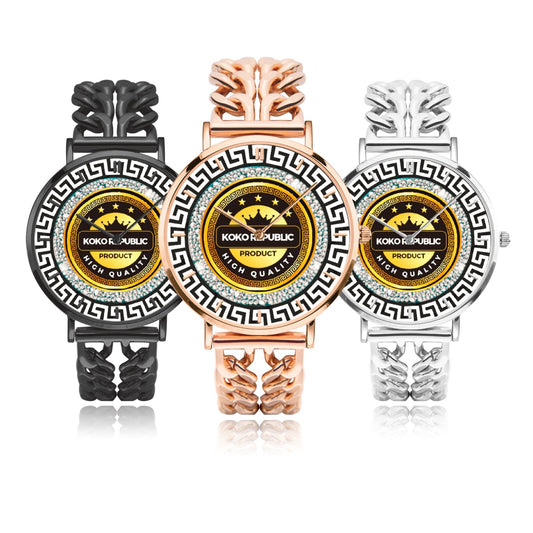 737. Hollow Out Strap Quartz Watch - With Indicators