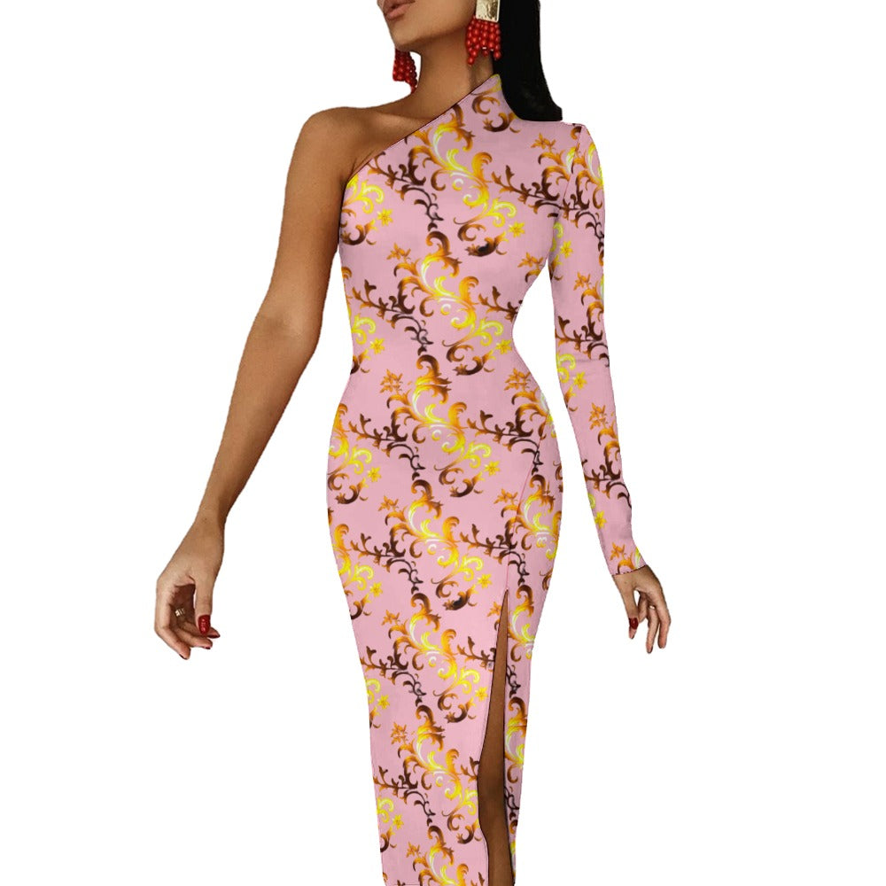 Kokorepublic Half Sleeve Slit Dress