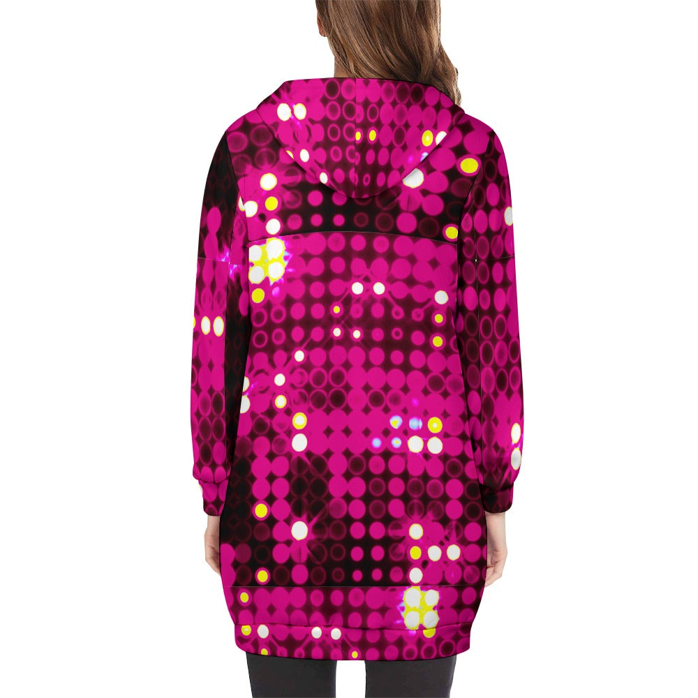 kokorepublic Women's full print long Hoodie