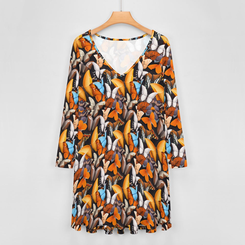 kokorepublic Oversized V-neck dress