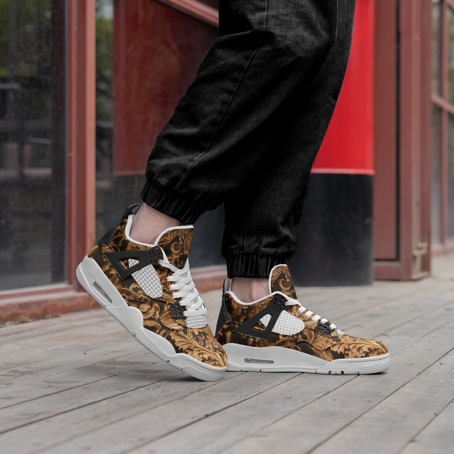 Fullbreedcustom Unisex Non Slip Lace Up Breathable Fashion Sneakers
