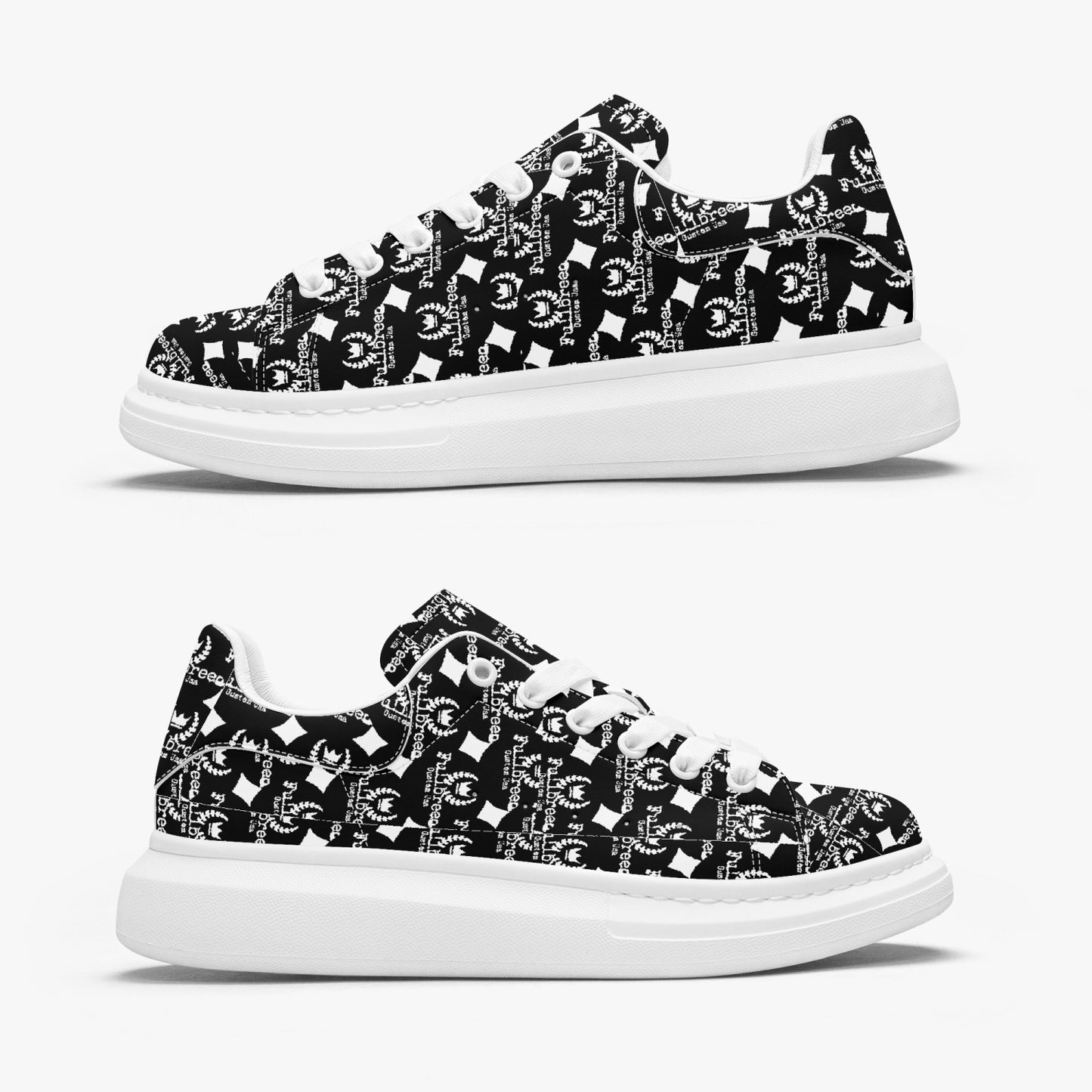 FullbreedCustom 978. Leather Oversized Sneakers - Tongue Printable