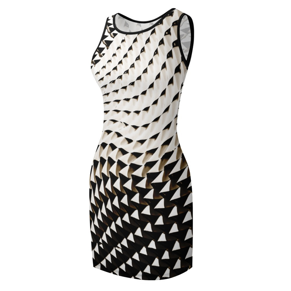 kokorepublic Temperament Slim Fit Sleeveless Tank Dress