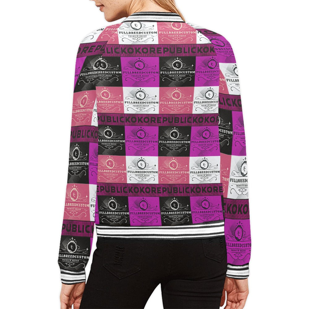 kokorepublicboutique  Women's Horizontal Stripes Jacket (Model H21)