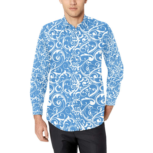 Men's All Over Print Long Sleeve Shirt(Model T61)