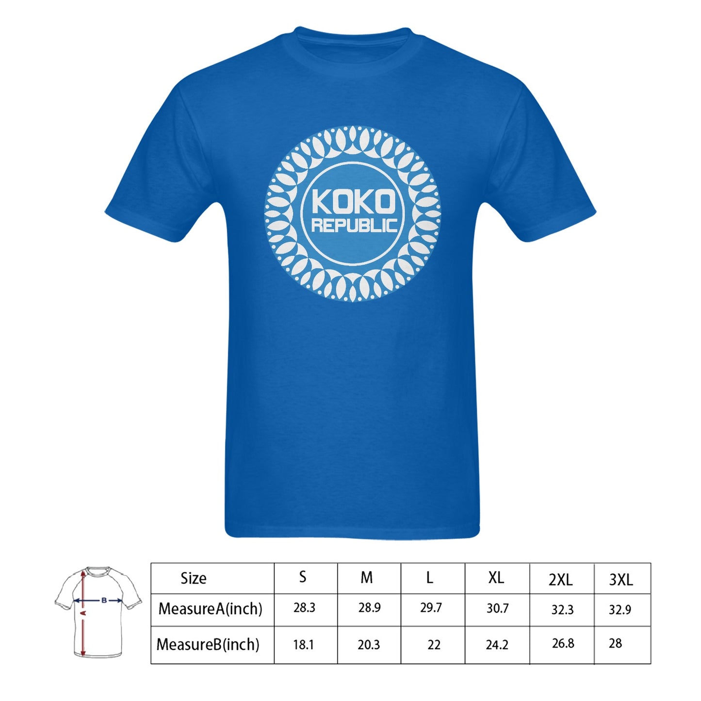 kokorepublic  Men's Gildan T-shirt 100% Cotton (USA Size) (Model T02)