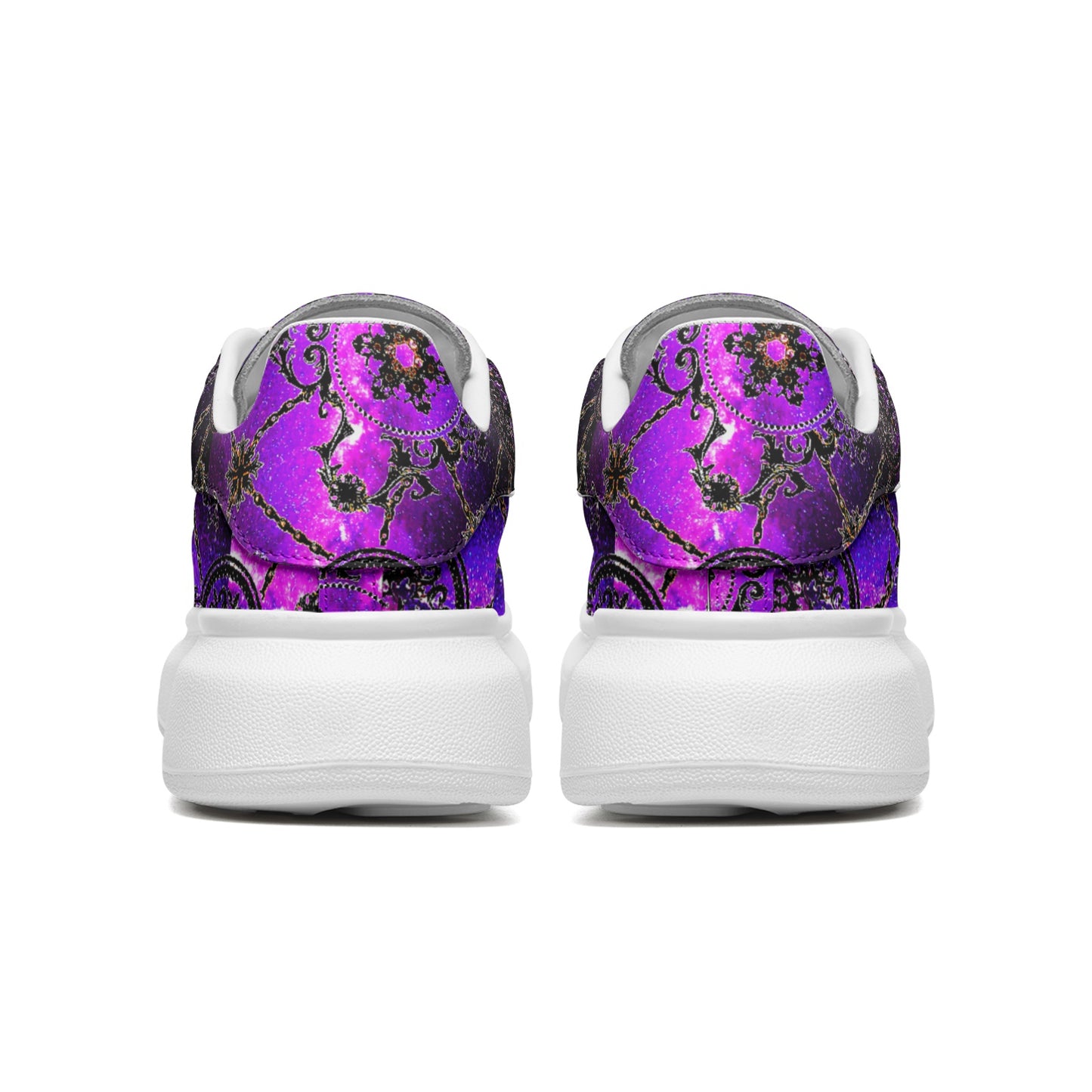 Unisex Non Slip Lace Up Faux Leather Sneakers