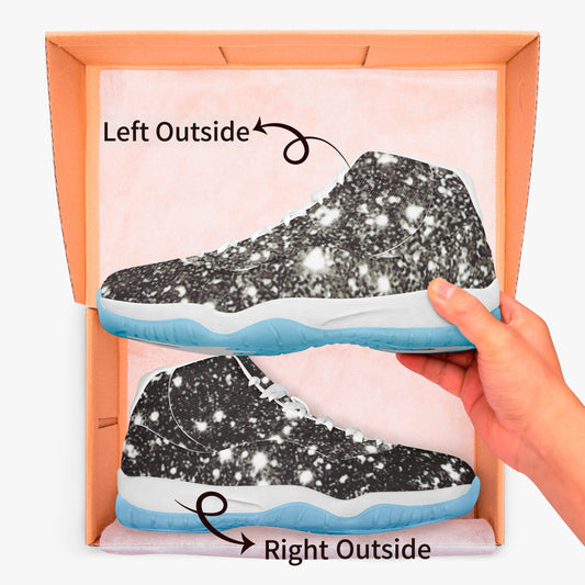 522.  AJ11 Basketball Sneakers -Blue Sole