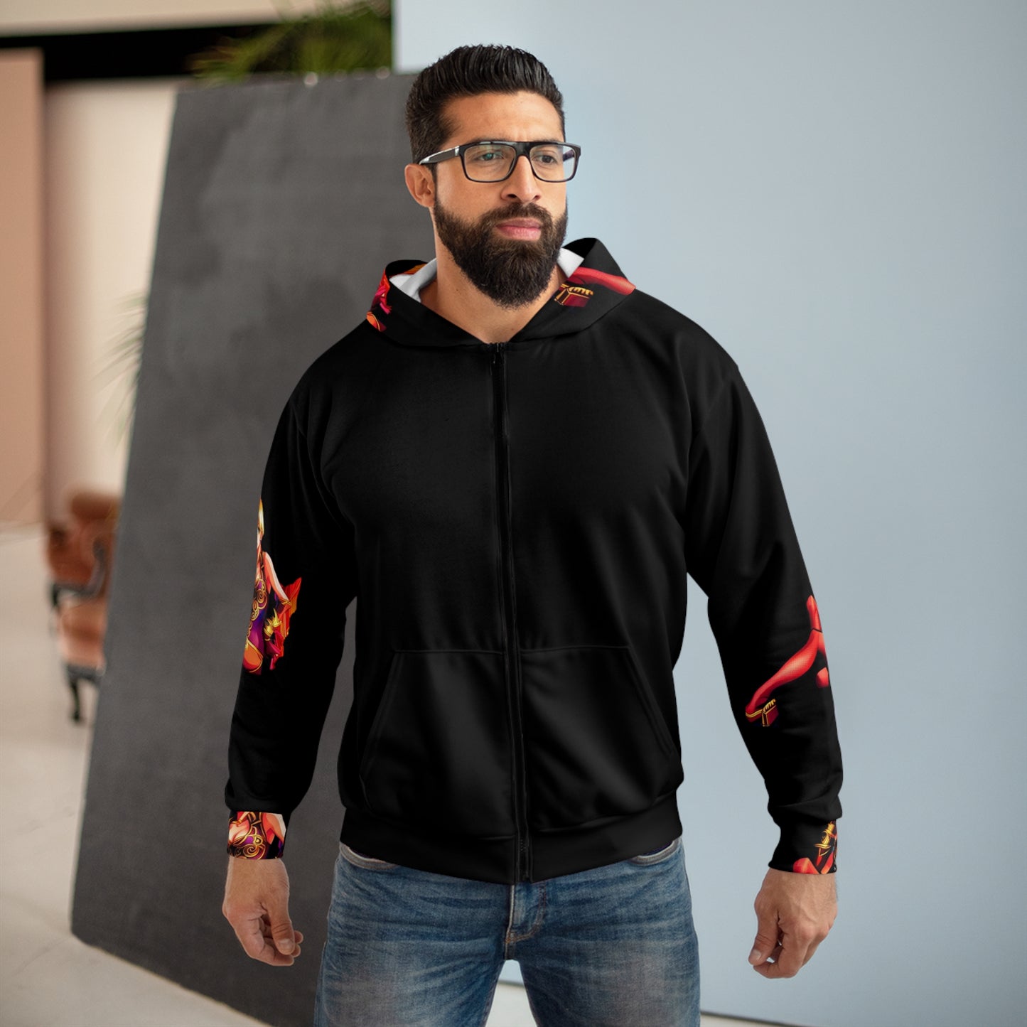 Unisex Zip Hoodie (AOP)