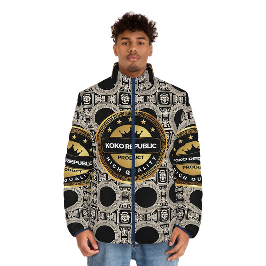 Men's Puffer Jacket (AOP)