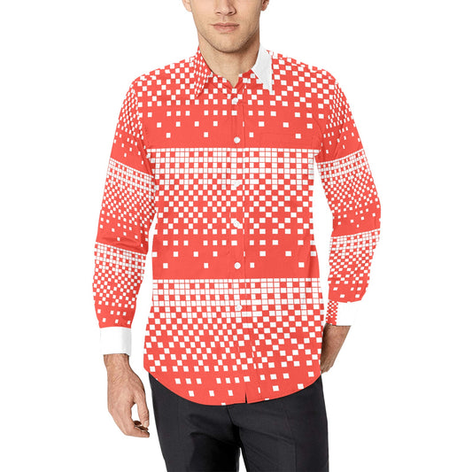 Men's All Over Print Long Sleeve Shirt(Model T61)