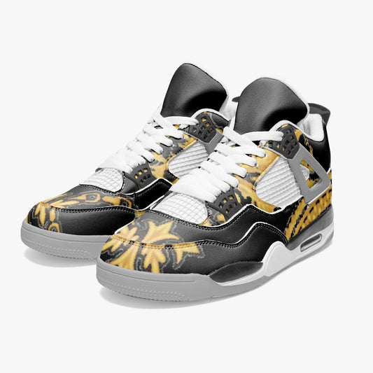 699. AJ4 Basketball Sneakers -Grey Sole