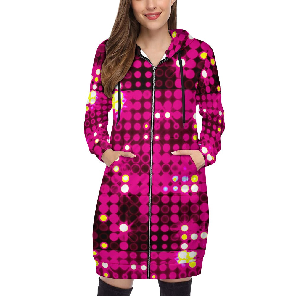 kokorepublic Women's full print long Hoodie