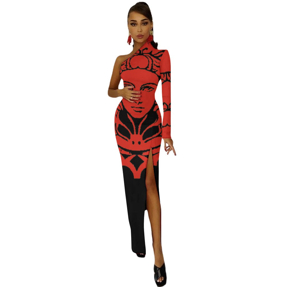 Kokorepublic Half Sleeve Slit Dress