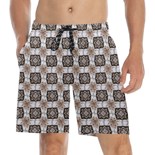 kokorepublic Men's Mid-Length Beach Shorts (L51)