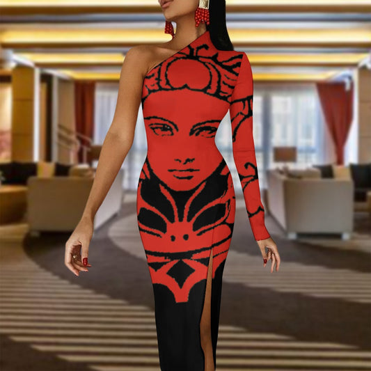 Kokorepublic Half Sleeve Slit Dress