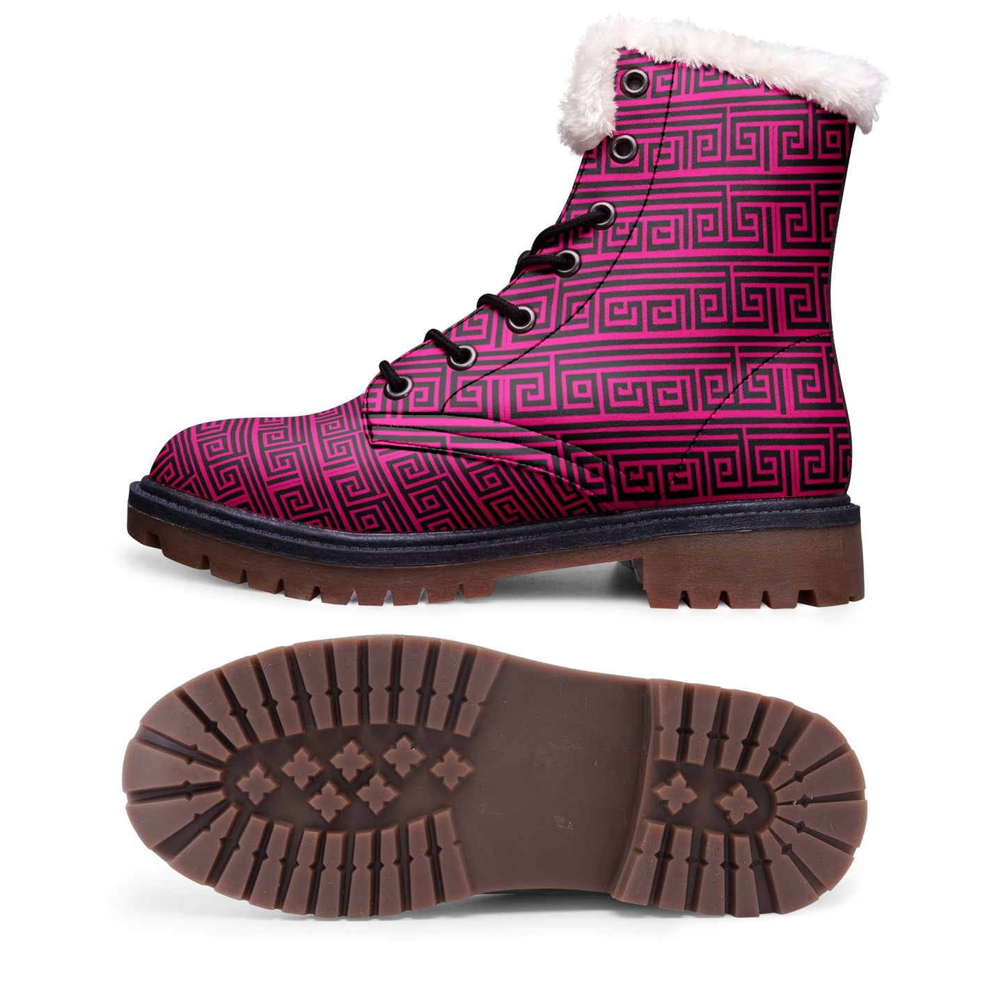 kokorepublic Unisex Lace Up Winter Boots Fashion Comfort Chukka Boots