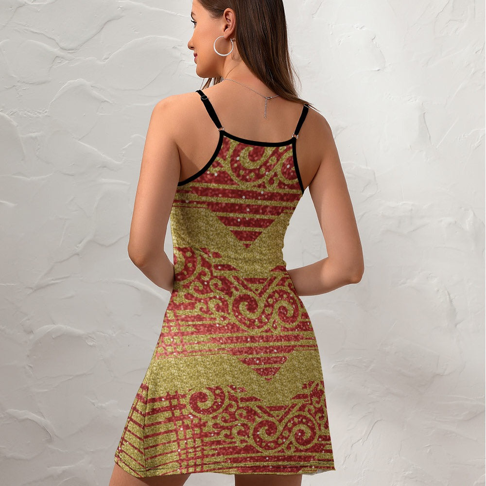 kokorepublic Ladies Personality Slim Sling Dress
