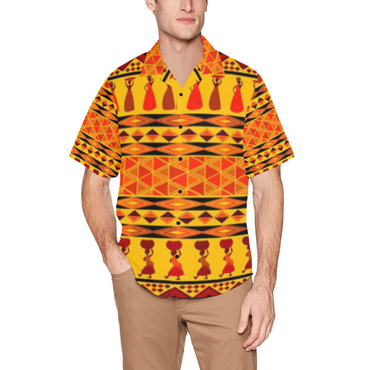 Kokorepublic Hawaiian Shirt with Chest Pocket (T58)