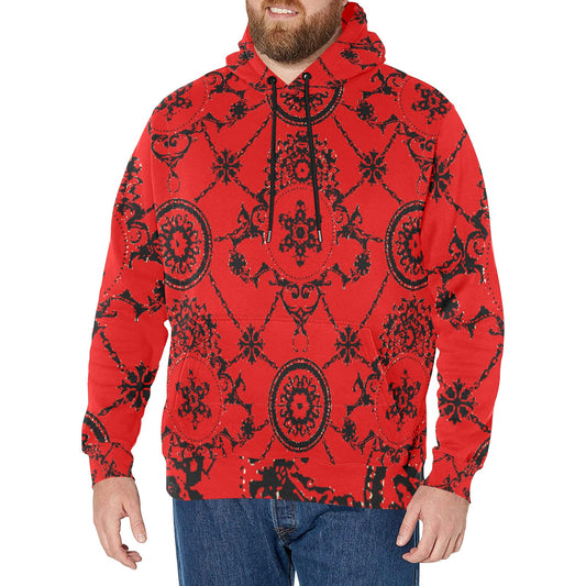 kokorepublic Men's Long Sleeve Fleece Hoodie (H55)