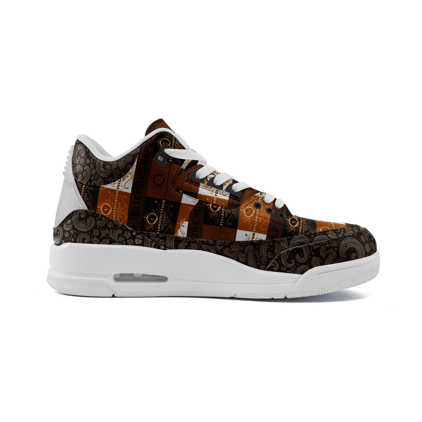 FullbreedCustom Unisex Non Slip Sneakers Lace Up Fashion Shoes