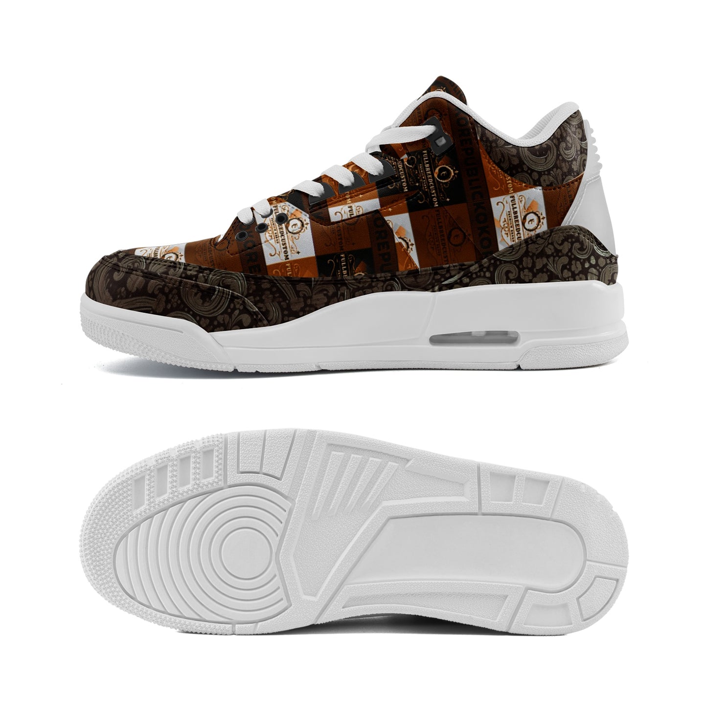 FullbreedCustom Unisex Non Slip Sneakers Lace Up Fashion Shoes