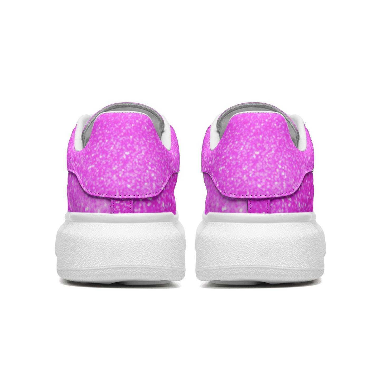Unisex Non Slip Lace Up Faux Leather Sneakers