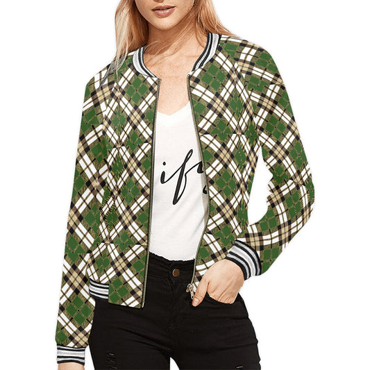 Women's Horizontal Stripes Jacket (Model H21)