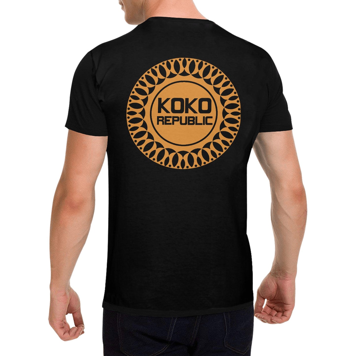kokorepublic Men's Gildan T-shirt 100% Cotton (USA Size) (Model T02)