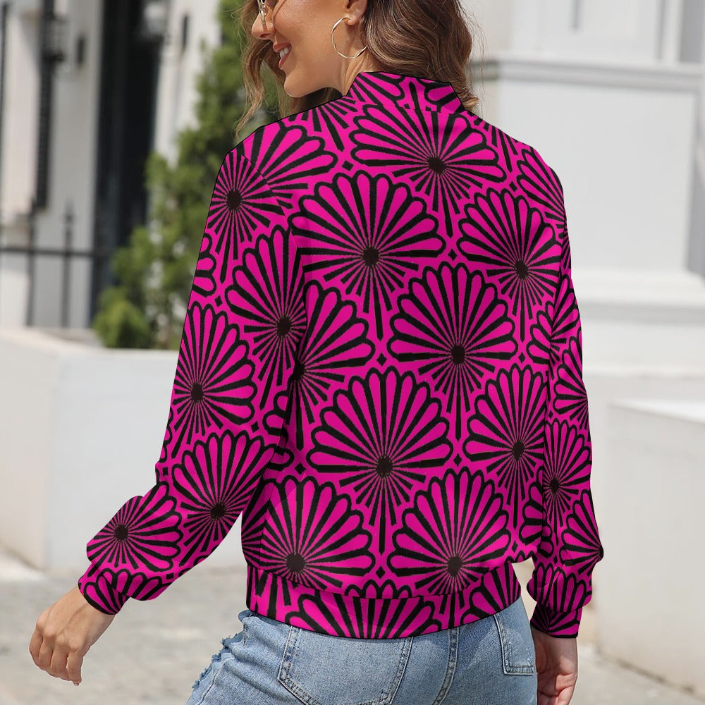 kokorepublic Women's Long Sleeve Zipper Jacket