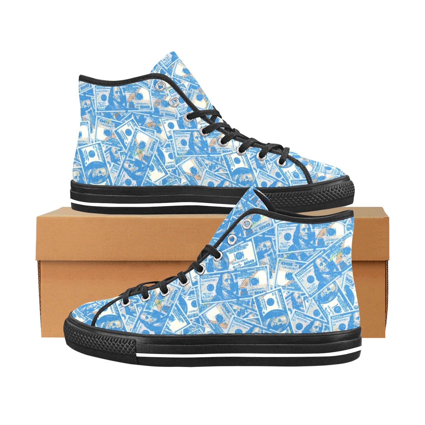 kokorepublic Vancouver High Top Canvas Men's Shoes (Model1013-1)