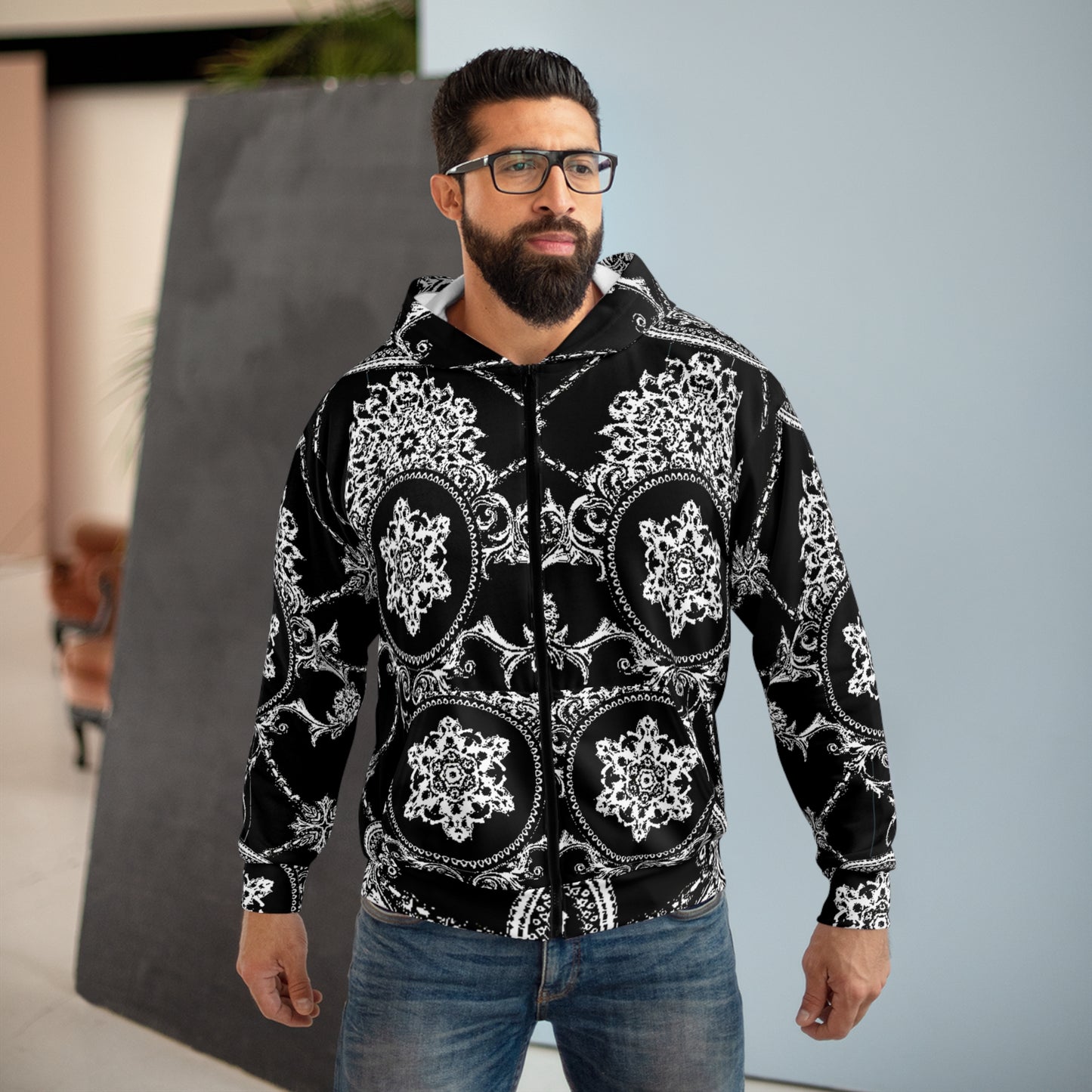 Unisex Zip Hoodie (AOP)