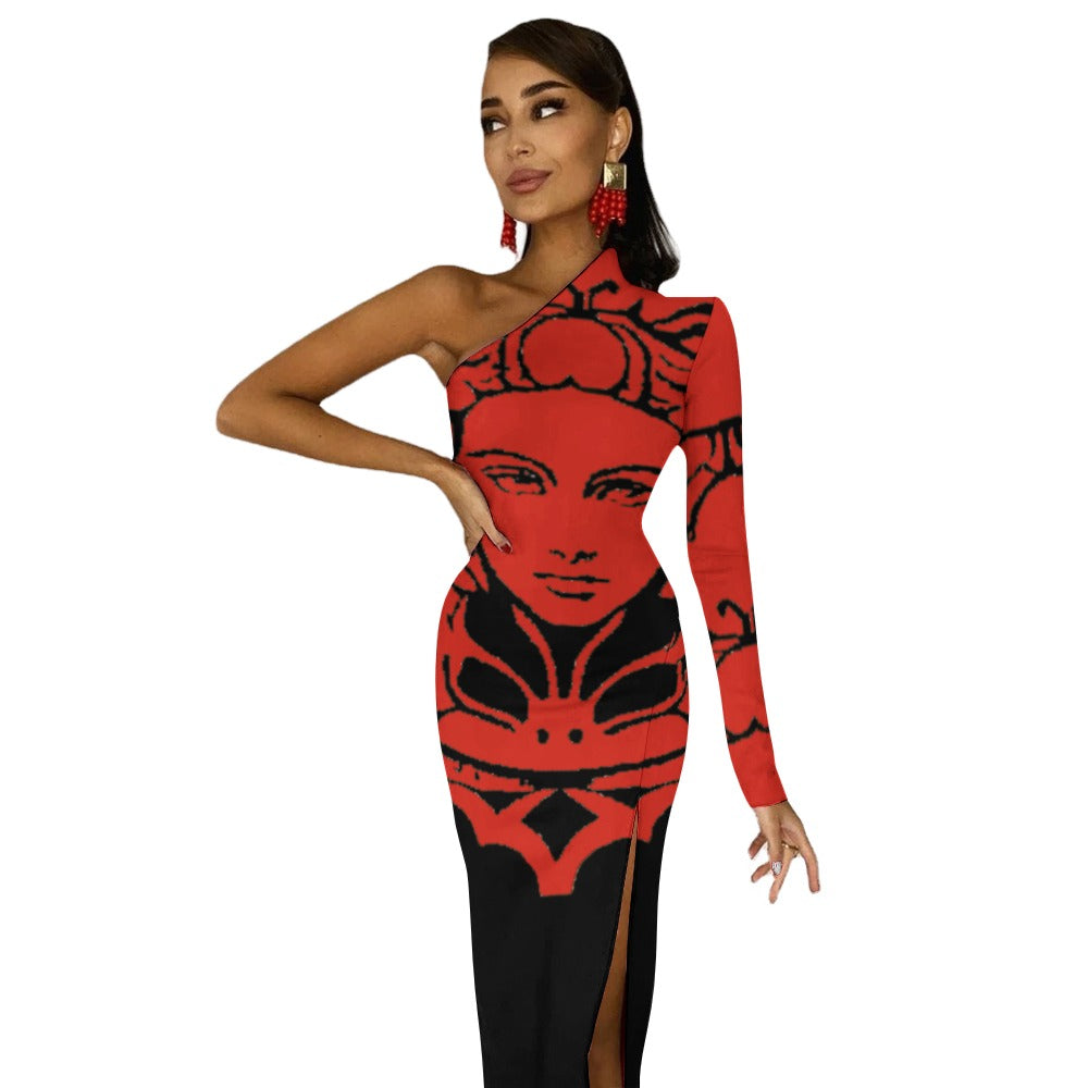 Kokorepublic Half Sleeve Slit Dress