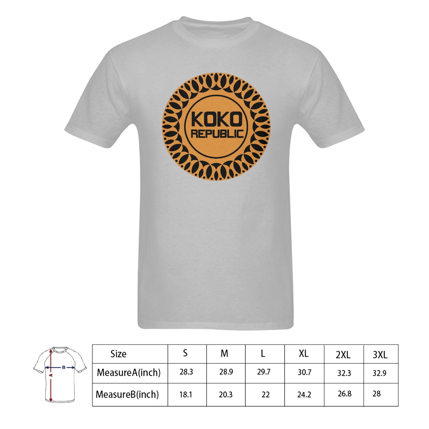 kokorepublic  Gildan T-shirt 100% Cotton (USA Size) (Model T02)