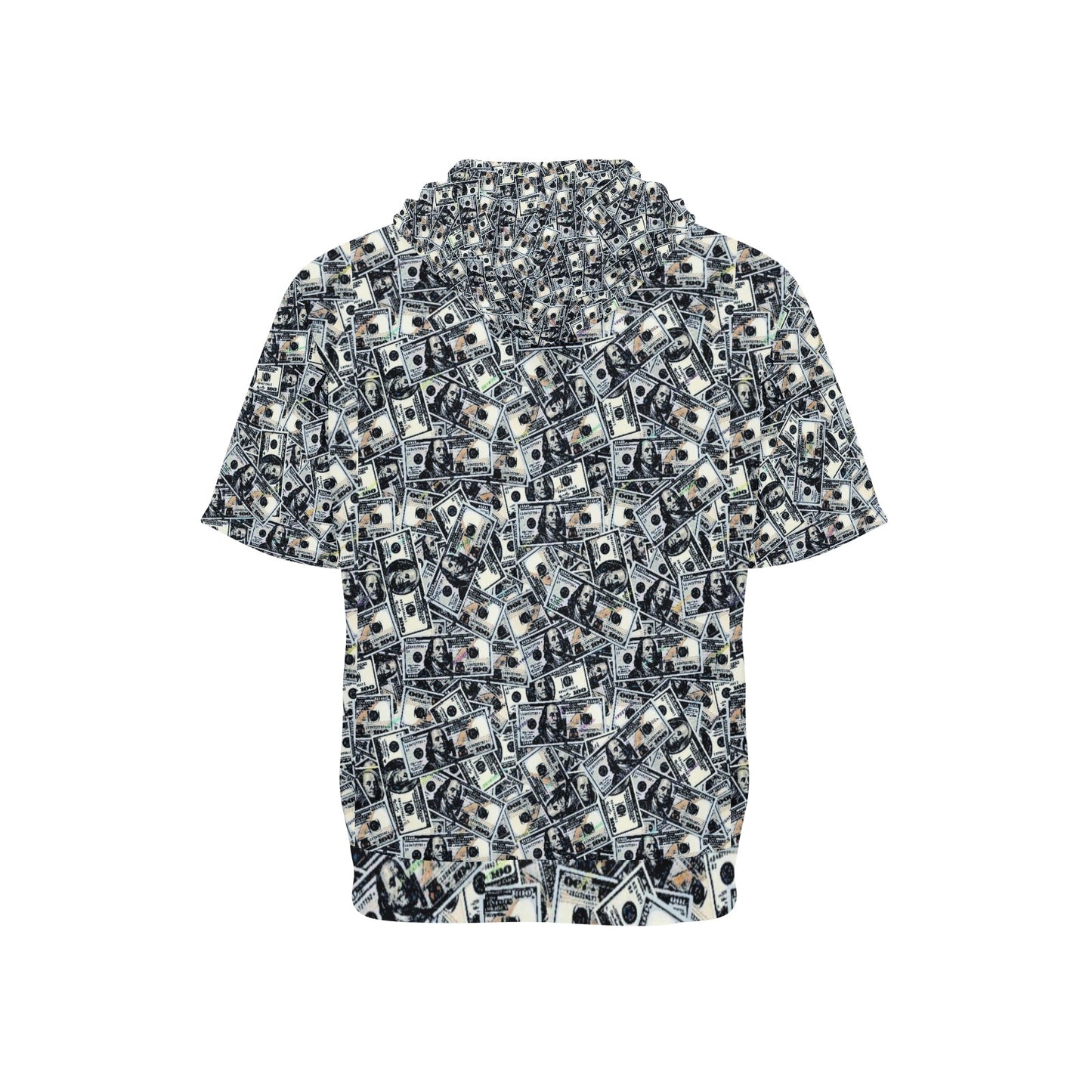 kokorepublic Men's Short Sleeve Fleece Hoodie (H54)