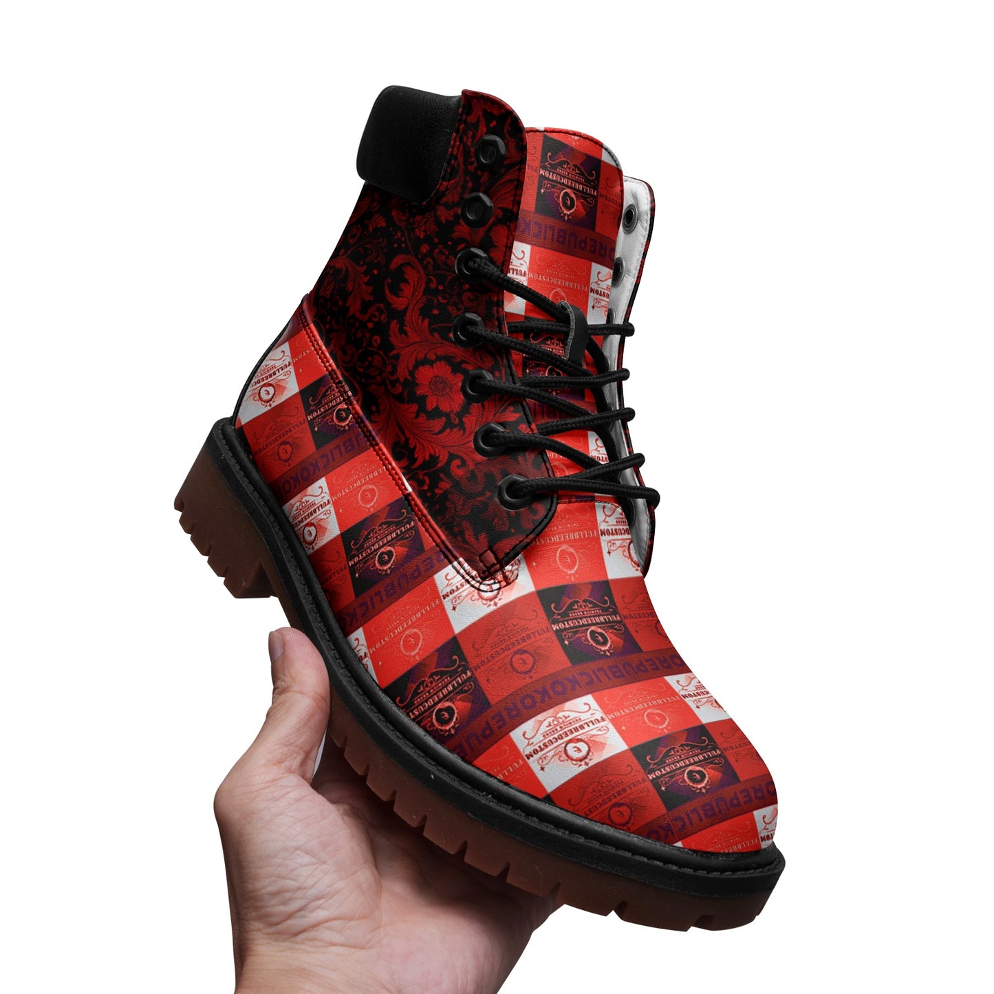 fullbreedcustom Premium Lightweight Microfiber Leather Chukka Boots