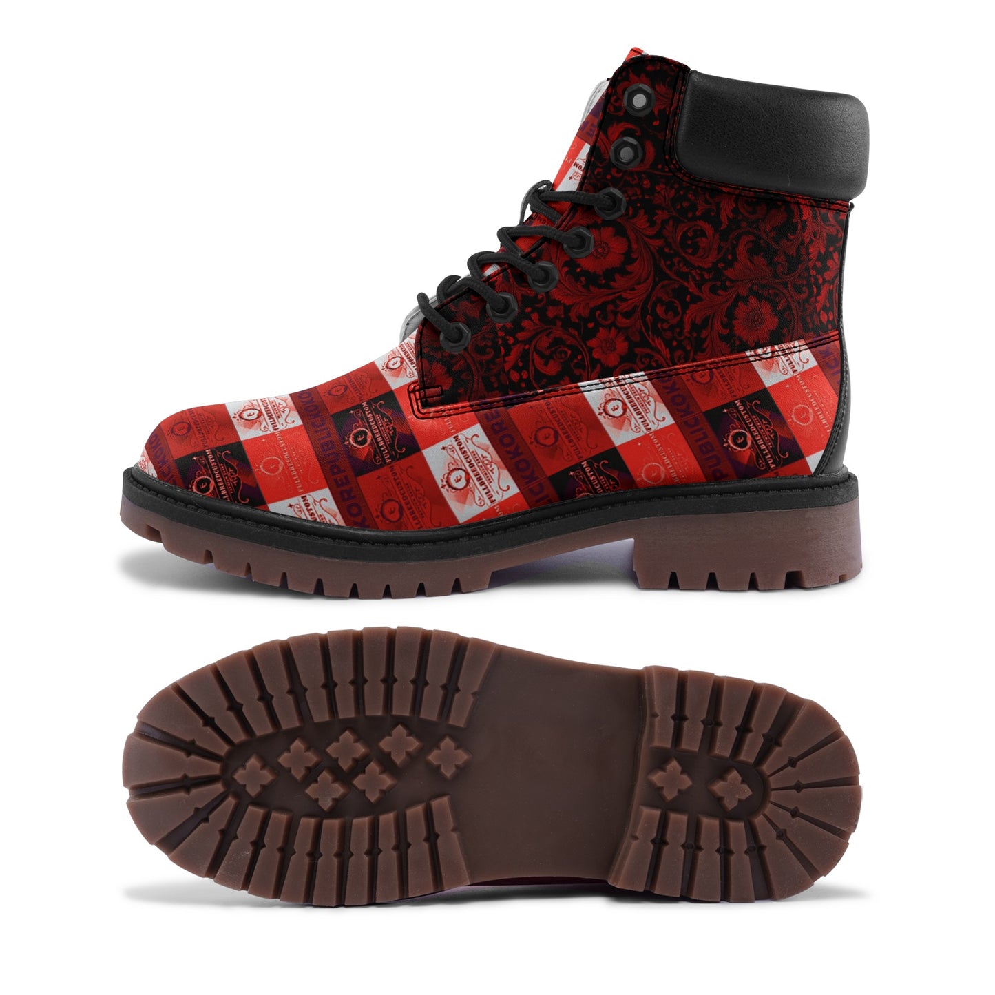 fullbreedcustom Premium Lightweight Microfiber Leather Chukka Boots