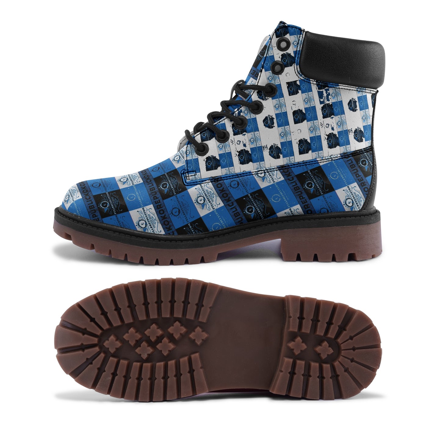 Premium Lightweight Microfiber Leather Chukka Boots