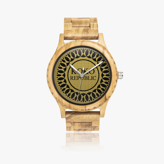 kokorepublic 206. Italian Olive Lumber Wooden Watch
