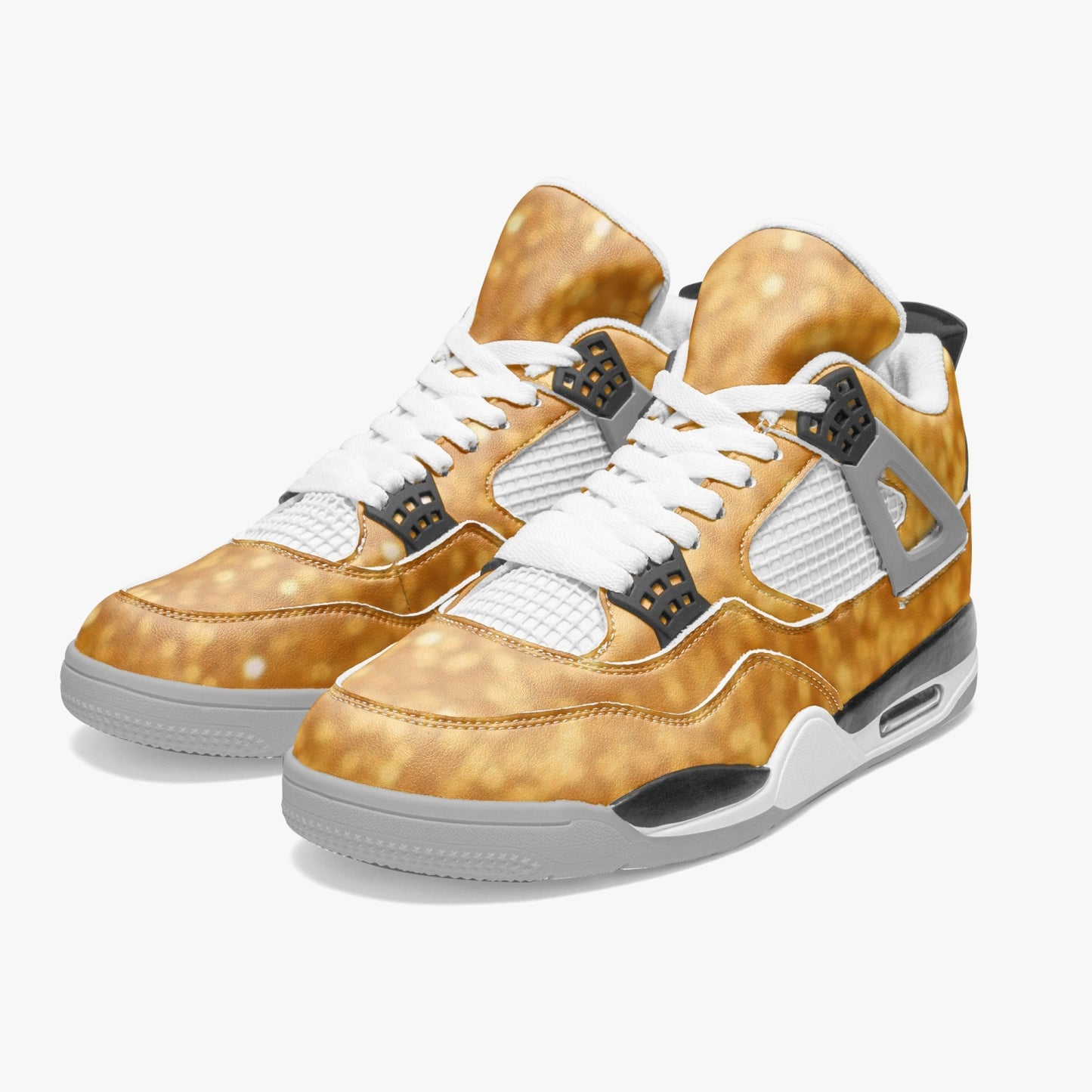 699. AJ4 Basketball Sneakers -Grey Sole