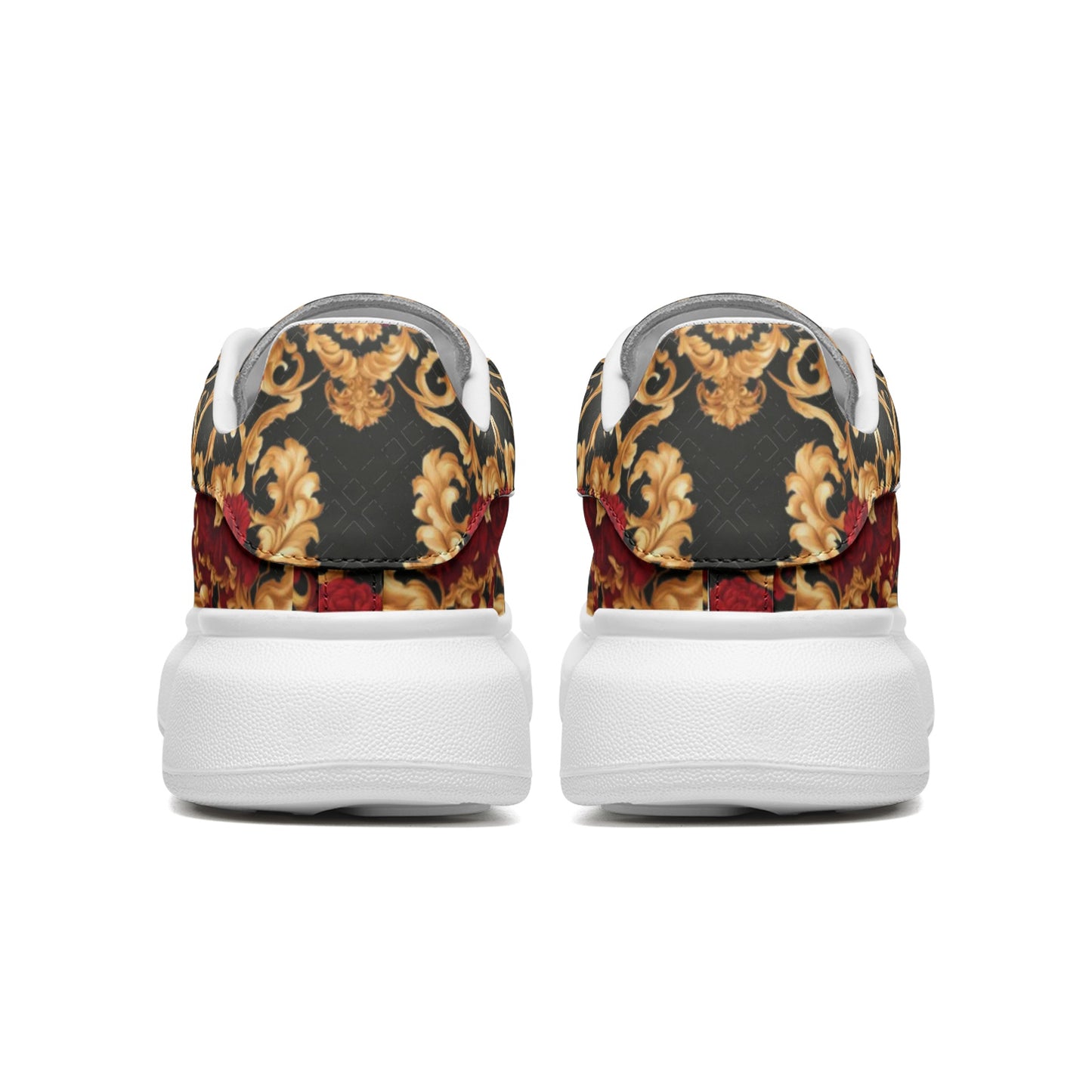 FullbreedCustom Unisex Non Slip Lace Up Faux Leather Sneakers