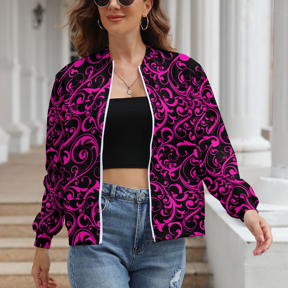 kokorepublic Women's Long Sleeve Zipper Jacket