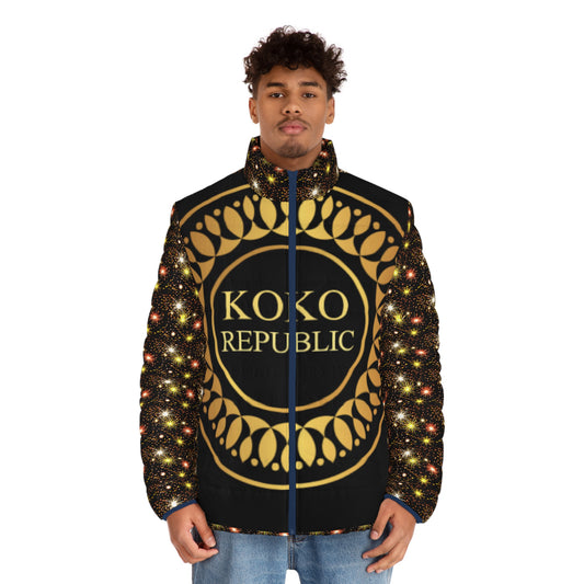 Men's Puffer Jacket (AOP)