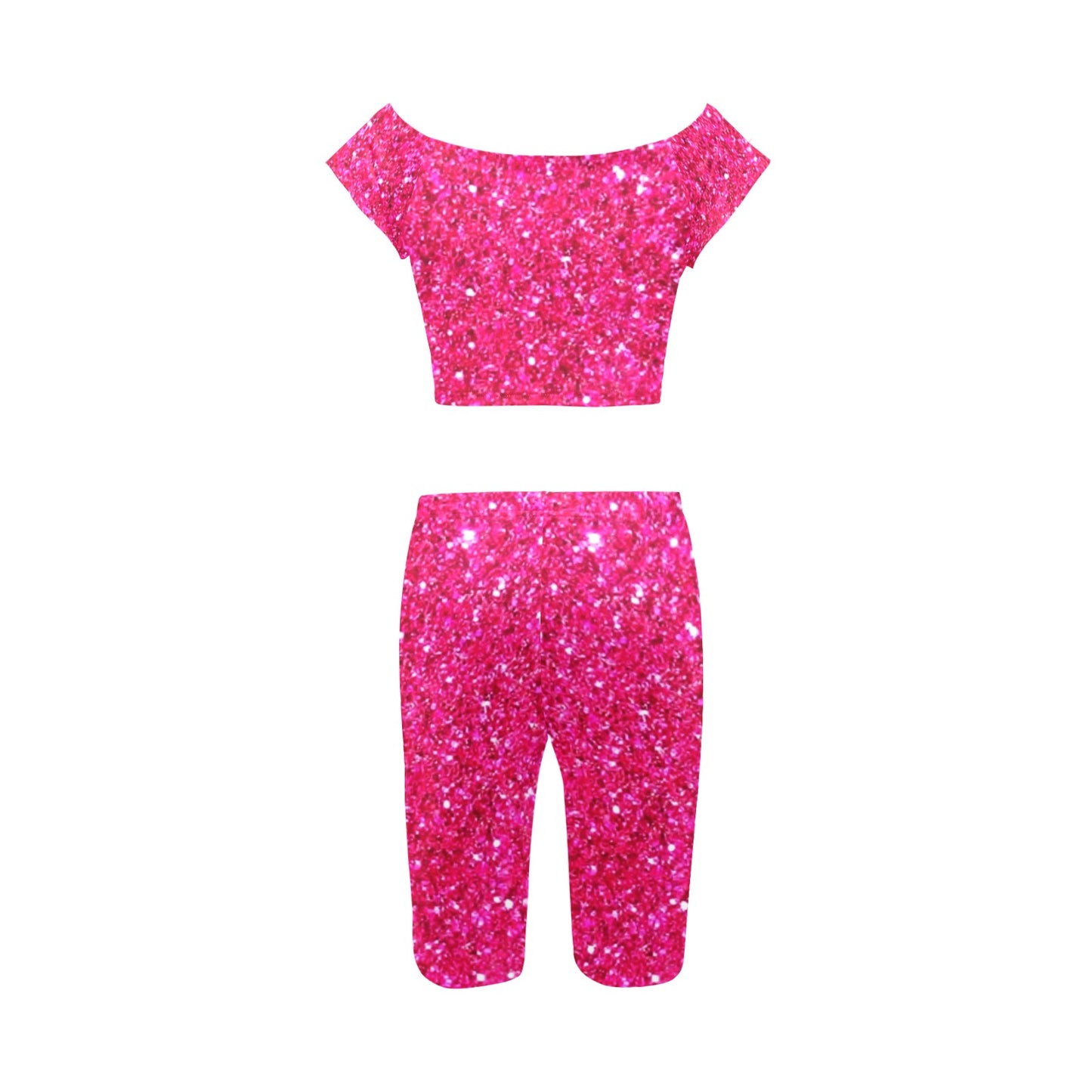 kokorepublic Women's Crop Top Yoga Set(Sets 06)