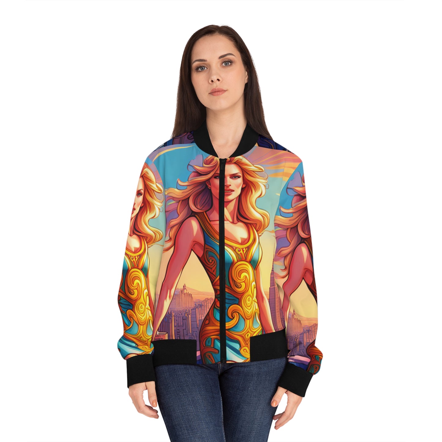 Women's Bomber Jacket (AOP)