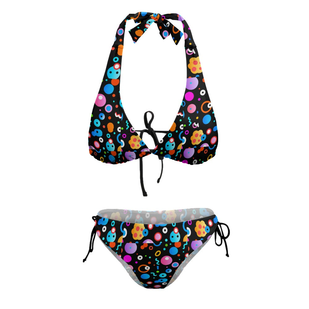 kokorepublic Ladies Sexy V-Neck Bikini Swimsuit