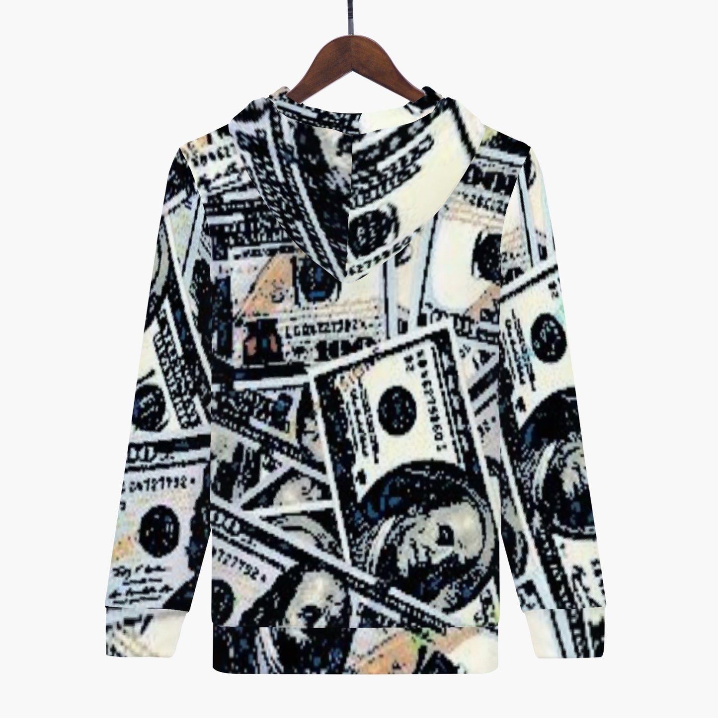 222. Men's AOP Full Zip Up Hoodie